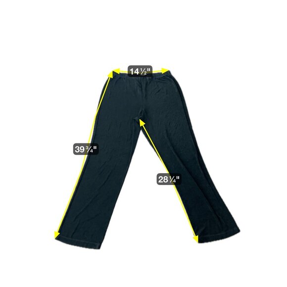 Chicos Travelers Black Wide Leg Pants Elastic Waist Comfortable Fit Sz L - Picture 7 of 10